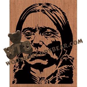 Quanah Parker advanced fretwork scroll saw pattern | The Wooden Teddy Bear