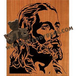 Jesus fretwork scroll saw pattern | The Wooden Teddy Bear