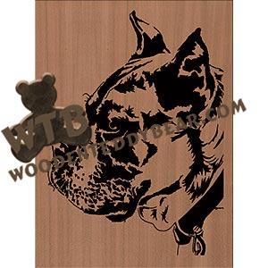 Boxer advanced fretwork scroll saw pattern | The Wooden Teddy Bear