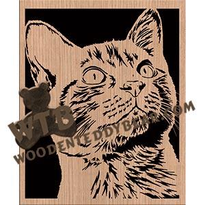 Cat fretwork scroll saw pattern | The Wooden Teddy Bear