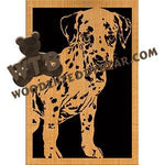 Dalmatian Pup fretwork scroll saw pattern | The Wooden Teddy Bear