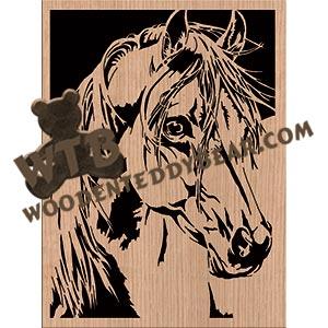 Horse fretwork scroll saw pattern | The Wooden Teddy Bear