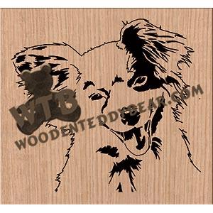 Dog #1 fretwork scroll saw pattern | The Wooden Teddy Bear