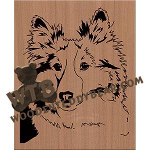 Dog #6 fretwork scroll saw pattern | The Wooden Teddy Bear