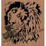 Lion fretwork scroll saw pattern | The Wooden Teddy Bear