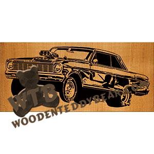 Hot Rod advanced fretwork scroll saw pattern | The Wooden Teddy Bear