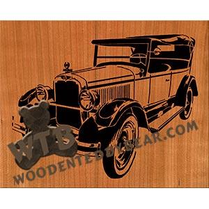 1925 Olds Sport Touring fretwork scroll saw pattern | The Wooden Teddy Bear