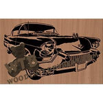 1957 Cadillac advanced fretwork scroll saw pattern | The Wooden Teddy Bear