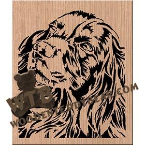 Dog #9 fretwork scroll saw pattern | The Wooden Teddy Bear