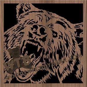 Roar fretwork scroll saw pattern | The Wooden Teddy Bear