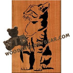 Cat fretwork scroll saw pattern | The Wooden Teddy Bear