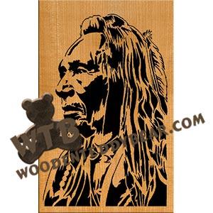 Native American #2 fretwork scroll saw pattern | The Wooden Teddy Bear