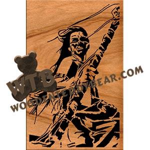 Native American #10 fretwork scroll saw pattern | The Wooden Teddy Bear