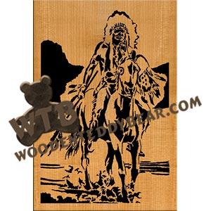 Native American #12 fretwork scroll saw pattern | The Wooden Teddy Bear