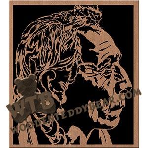 Indian #8 advanced fretwork scroll saw pattern | The Wooden Teddy Bear