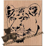 Lioness fretwork scroll saw pattern | The Wooden Teddy Bear