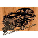 1946 Cadillac Sedan advanced fretwork scroll saw pattern | The Wooden Teddy Bear