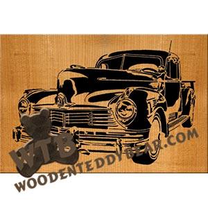 1946 Hudson Pickup advanced fretwork scroll saw pattern | The Wooden Teddy Bear