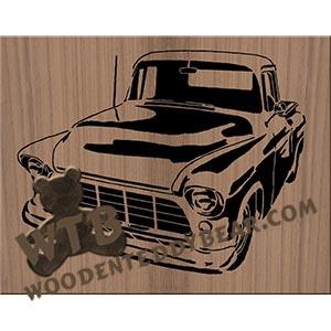 1955 Chevy Truck advanced fretwork scroll saw pattern | The Wooden Teddy Bear