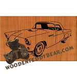 1955 Thunderbird fretwork scroll saw pattern | The Wooden Teddy Bear