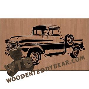 1959 Chevrolet Apache Pickup fretwork scroll saw pattern | The Wooden Teddy Bear