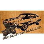 1970 GTO advanced fretwork scroll saw pattern | The Wooden Teddy Bear