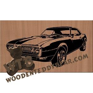 1968 Pontiac Firebird 400 fretwork scroll saw pattern | The Wooden Teddy Bear