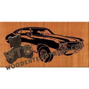 1970 Chevelle SS fretwork scroll saw pattern | The Wooden Teddy Bear