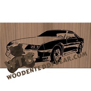 1991 Camaro RS advanced fretwork scroll saw pattern | The Wooden Teddy Bear