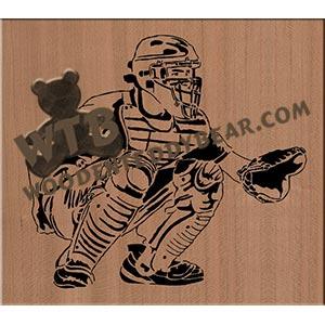 Catcher advanced fretwork scroll saw pattern | The Wooden Teddy Bear