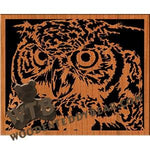 Owl fretwork scroll saw pattern | The Wooden Teddy Bear