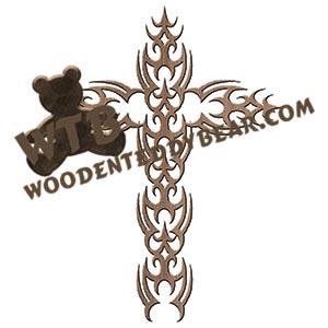 Cross #4 fretwork scroll saw pattern | The Wooden Teddy Bear