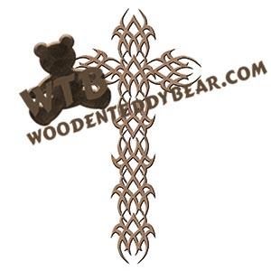 Cross #6 fretwork scroll saw pattern | The Wooden Teddy Bear