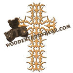 Cross #7 fretwork scroll saw pattern | The Wooden Teddy Bear