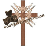 Cross #12 fretwork scroll saw pattern | The Wooden Teddy Bear