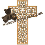 Cross #13 fretwork scroll saw pattern | The Wooden Teddy Bear