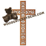 Cross #15 fretwork scroll saw pattern | The Wooden Teddy Bear