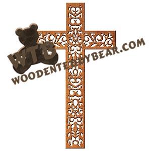 Cross #15 fretwork scroll saw pattern | The Wooden Teddy Bear