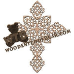 Cross #16 fretwork scroll saw pattern | The Wooden Teddy Bear