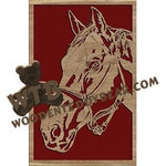 Horse #3 fretwork scroll saw pattern | The Wooden Teddy Bear