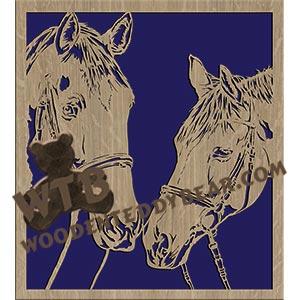 Horse #7 fretwork scroll saw pattern | The Wooden Teddy Bear