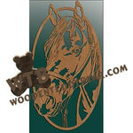 Horse #8 fretwork scroll saw pattern | The Wooden Teddy Bear