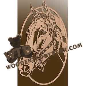 Horse #9 fretwork scroll saw pattern | The Wooden Teddy Bear