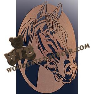 Horse #12 fretwork scroll saw pattern | The Wooden Teddy Bear