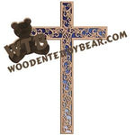 Cross #18 fretwork scroll saw pattern | The Wooden Teddy Bear