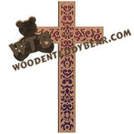 Cross #19 fretwork scroll saw pattern | The Wooden Teddy Bear