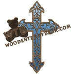 Cross #20 fretwork scroll saw pattern | The Wooden Teddy Bear