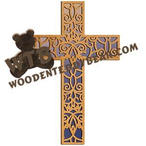 Cross #21 fretwork scroll saw pattern | The Wooden Teddy Bear