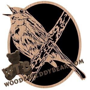 Bird #4 |  Advanced Fretwork Scroll Saw Pattern | Wooden Teddy Bear