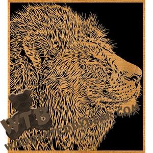 Lion Profile | Advanced Fretwork Scroll Saw Pattern | Wooden Teddy Bear ...